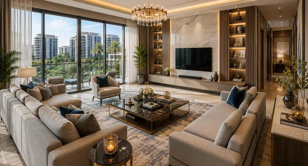 DLF The Aureva Premium Bedroom Interior Sector 63 Gurgaon