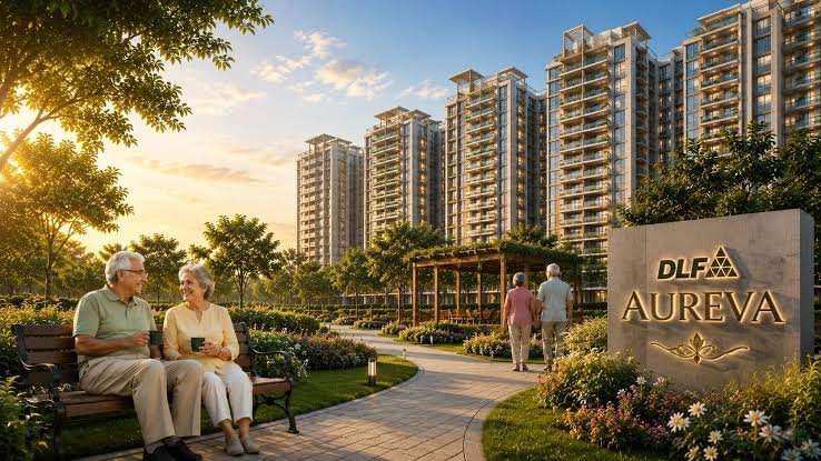 DLF The Aureva Residential Building Exterior Sector 63 Gurgaon