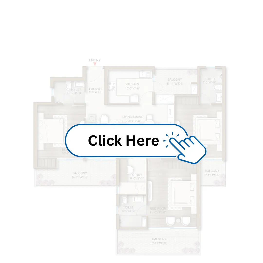 Godrej Air floor plan - 3 BHK Luxury Apartments
