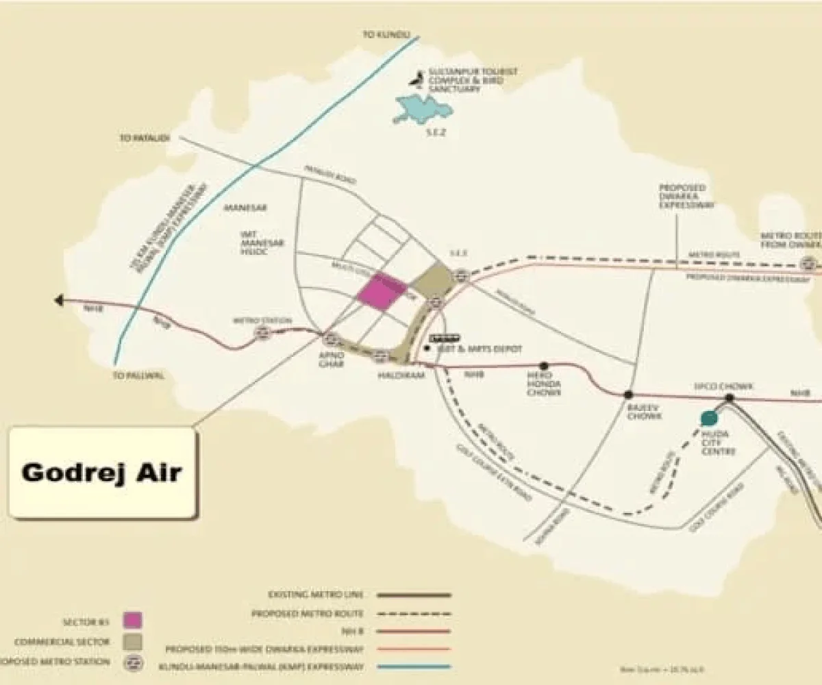 Godrej Air location map