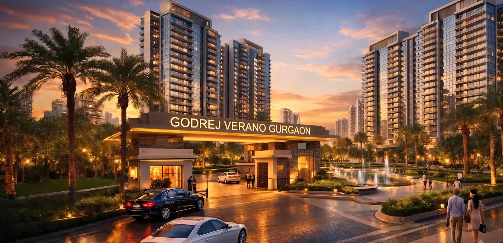 Godrej Verano Luxury Living Room Interior